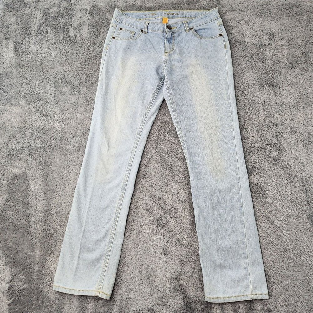Arizona Jean‎ Co. Jeans Womens Plus Size 12 1/2 Light Wash Denim Cotton Blend